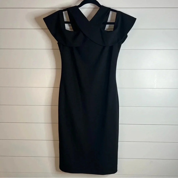 RACHEL Rachel Roy Black Jolie Evening Party‎ Wedding Mini Dress. Size 4. - Picture 2 of 14